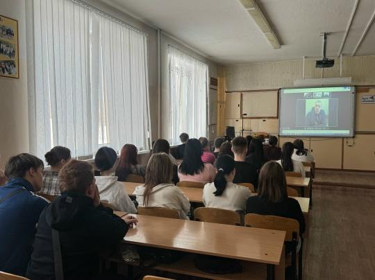 Онлайн-встреча выпускных групп с представителями Пограничного управления ФСБ России