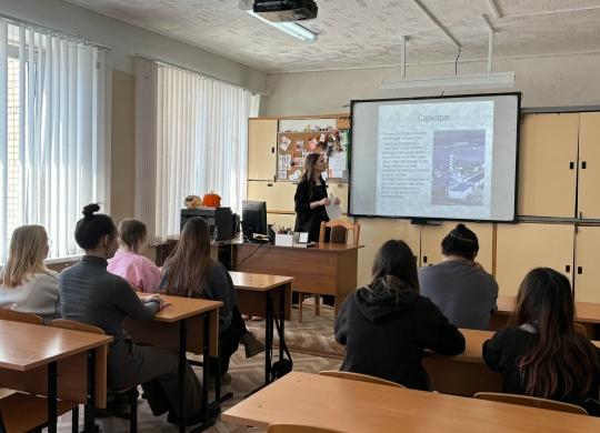 В память о трагедии: классный час к годовщине аварии на ЧАЭС